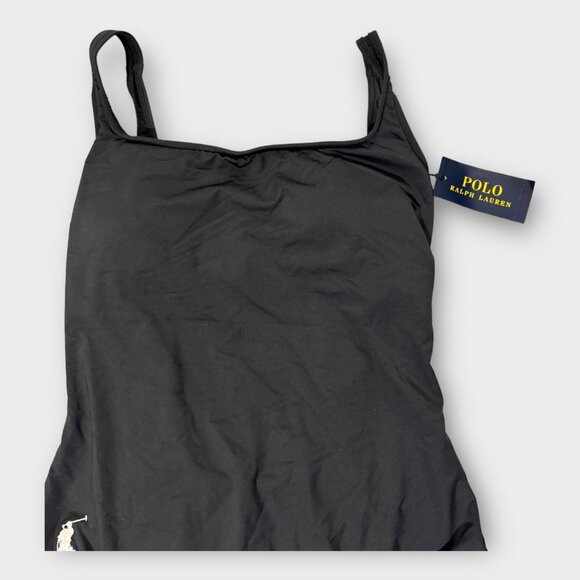 Polo Ralph Lauren Scoopback One-Piece Swimsuit sz L NEW - Picture 4 of 11